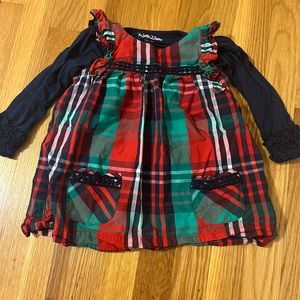 2T Ruffle Butts Christmas dress & top